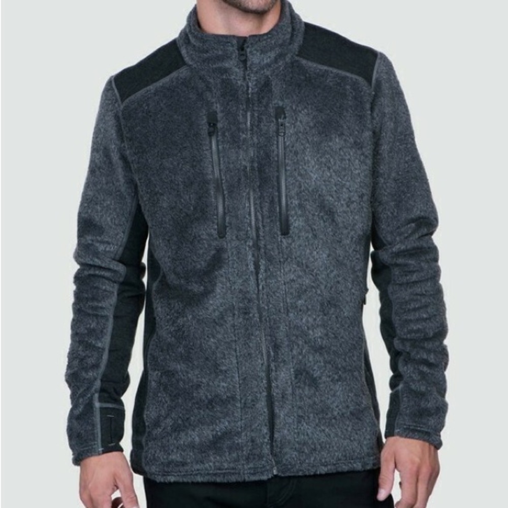 Kuhl Men’s Alpenlux Fleece Grey. Size XXL